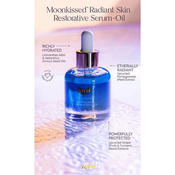 iero Beauty Moonkissed Radiant Skin Restorative Serum-Oil 1.01oz/30ML MRSP $72 - Picture 1 of 11